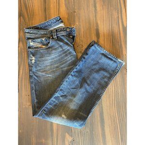 DIESEL Mens LARKEE REGULAR STRAIGHT-FIT LEG DESIGNER JEANS~Size 33 X 32